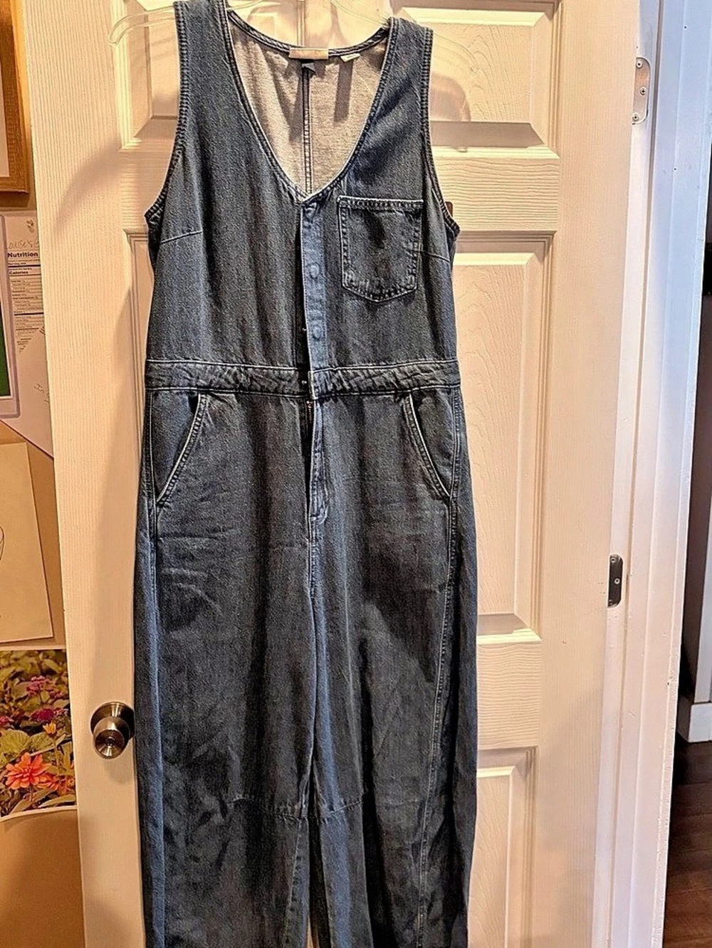 Universal Thread Denim Chore Jumpsuit Women's Medium Blue Overalls
